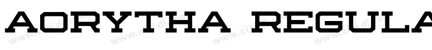 Aorytha Regular字体转换 Aorytha Regular字体转换